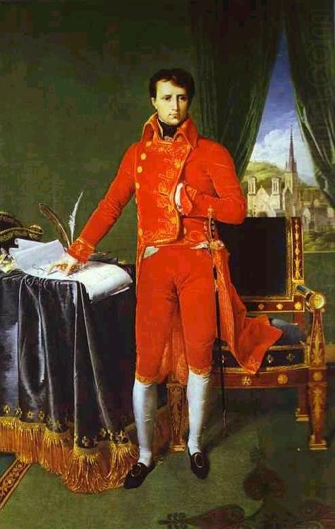 Portrait of Napoleon Bonaparte, The First Council., Jean Auguste Dominique Ingres